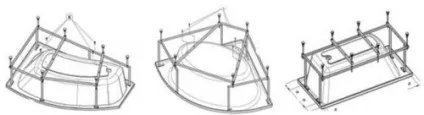 Каркас для акрилової ванни - особливості монтажу (акрилової) Каркас для акрилової ванни - особливості монтажу