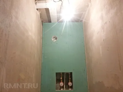 Як заховати каналізаційні труби в санвузлі (фальш-стіна з гіпсокартону) Як заховати каналізаційні труби в санвузлі