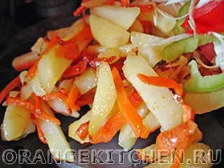 Картопля смажена з морквою - рецепти ок (морквою) Картопля смажена з морквою - рецепти ок