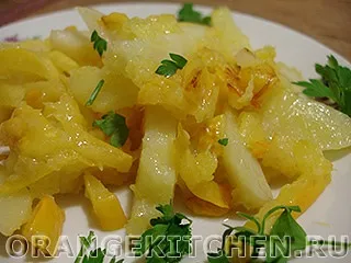 Картопля смажена з морквою - рецепти ок (морквою) Картопля смажена з морквою - рецепти ок