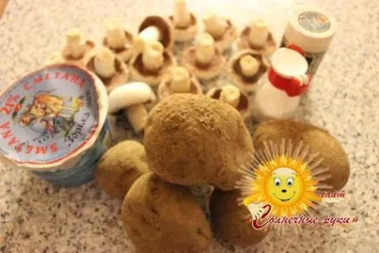 Картопля з грибами в духовці (духовці) Картопля з грибами в духовці