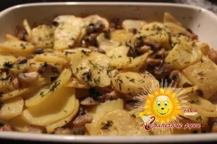 Картопля з грибами в духовці (картопля з грибами в духовці) Картопля з грибами в духовці
