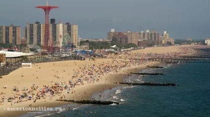 Коні Айленд (coney island), нью-йорк - пам'ятки, міста сша (коні) Коні Айленд (coney island), нью-йорк - пам'ятки, міста сша