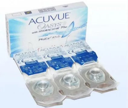 Контактні лінзи acuvue опис, моделі, ціна