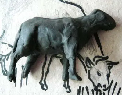 Корова з пластиліну