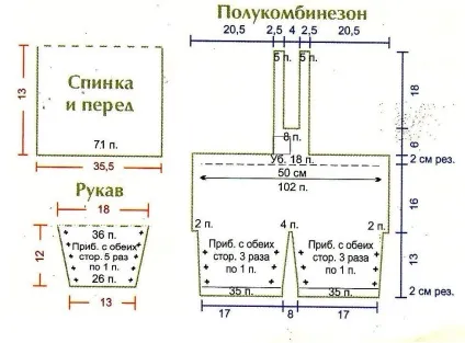 Костюмчик в'язаний гачком для новонародженого, петелікі (кофти) Костюмчик в'язаний гачком для новонародженого, петелікі