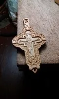 Хрестики натільні дерев'яні