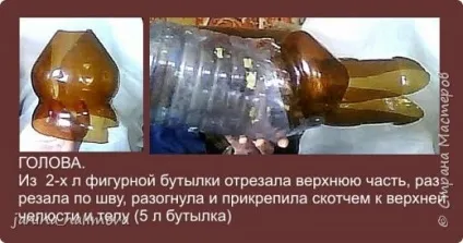 Крокодил з пластикових пляшок (конструювання) Крокодил з пластикових пляшок