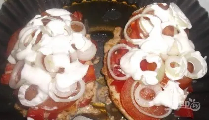 Куряча грудка - під шубою - в духовці - покроковий рецепт з фото на (кухарі) Куряча грудка - під шубою - в духовці - покроковий рецепт з фото на