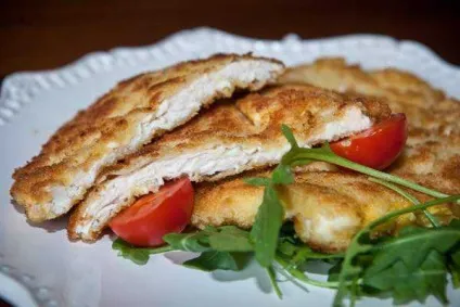 Курячий шніцель - рецепт сучасної домашньої кухні з фото (російська кухня) Курячий шніцель - рецепт сучасної домашньої кухні з фото