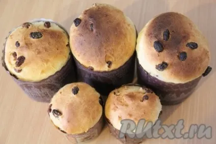 Паска на сухих дріжджах - рецепт з фото