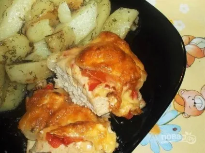 Куряча грудка - під шубою - в духовці - покроковий рецепт з фото на (покрокові рецепти) Куряча грудка - під шубою - в духовці - покроковий рецепт з фото на