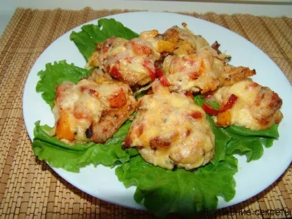 Куряче філе під шубою в духовці (духовці) Куряче філе під шубою в духовці