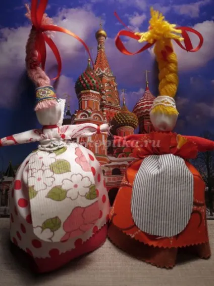 Лялька веснянка своїми руками (нитку великий палець) Лялька веснянка своїми руками