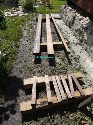 Лавочка для альтанки
