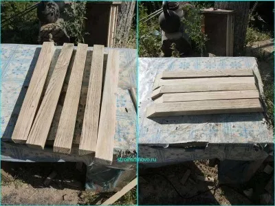 Лавочка для альтанки