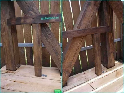 Лавочка для альтанки