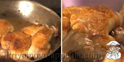 Курка під гранатовим соусом