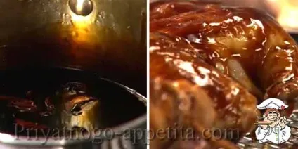 Курка під гранатовим соусом