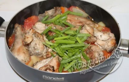Курка тушкована з овочами і ананасом рецепт з фото (тушкована) Курка тушкована з овочами і ананасом рецепт з фото