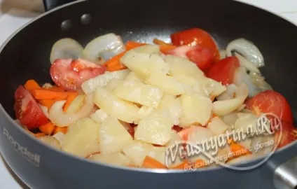 Курка тушкована з овочами і ананасом рецепт з фото (тушкована) Курка тушкована з овочами і ананасом рецепт з фото