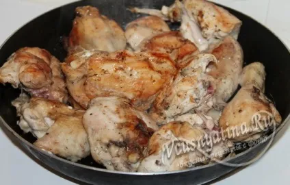 Курка тушкована з овочами і ананасом рецепт з фото (ананасом) Курка тушкована з овочами і ананасом рецепт з фото
