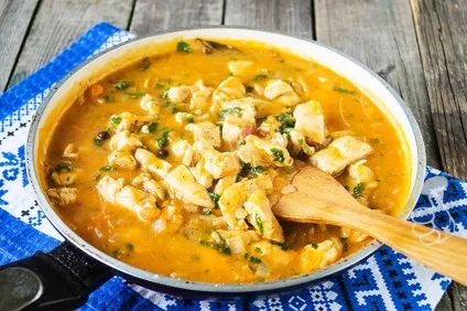 Куряче філе в томатному соусі