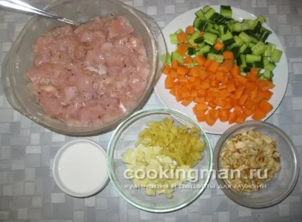 Курка з арахісом - кулінарія для чоловіків (курка з арахісом) Курка з арахісом - кулінарія для чоловіків