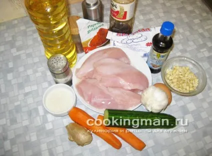 Курка з арахісом - кулінарія для чоловіків (курка по китайськи з арахісом) Курка з арахісом - кулінарія для чоловіків