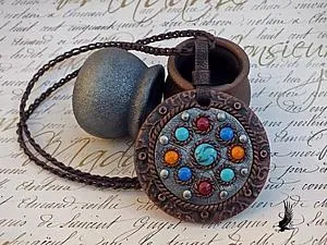 Ліпимо етно-кулон з полімерної глини - ярмарок майстрів - ручна робота, handmade (ліплення з полімерної глини) Ліпимо етно-кулон з полімерної глини - ярмарок майстрів - ручна робота, handmade