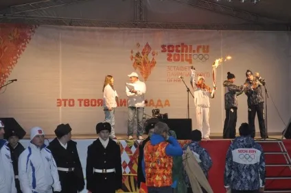 Маршрут естафети олімпійського вогню день другий (вогню) Маршрут естафети олімпійського вогню день другий