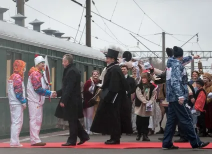 Маршрут естафети олімпійського вогню день другий (олімпійського) Маршрут естафети олімпійського вогню день другий