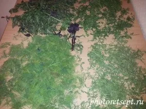Як сушити кріп та іншу зелень, фоторецепт (сушити) Як сушити кріп та іншу зелень, фоторецепт