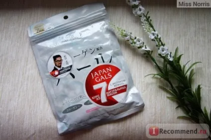 Маска для обличчя japan gals курс натуральних масок для обличчя з екстрактом перлів - «як ковток води