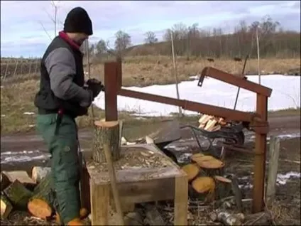 Механічний (пружинний) дровокол своїми руками креслення (механічний дровокол своїми руками) Механічний (пружинний) дровокол своїми руками креслення