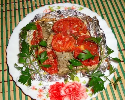 Минтай запечений з помідорами - прості рецепти (помідорами) Минтай запечений з помідорами - прості рецепти