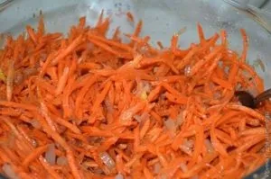 Морква по-корейськи з цибулею (салати) Морква по-корейськи з цибулею