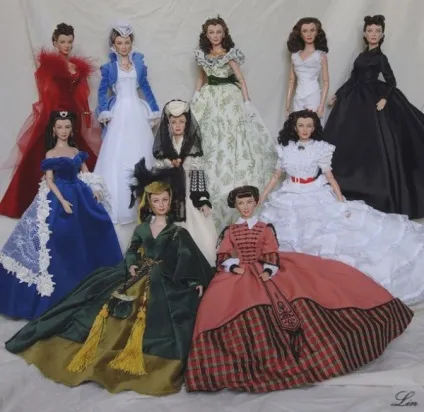 Наряди і сукні Скарлетт О'хара, all dolls (наряди Скарлетт О'хара) Наряди і сукні Скарлетт О'хара, all dolls