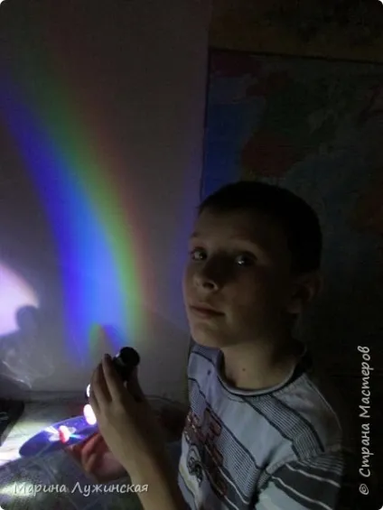 Спостерігаємо веселку в природі і в домашніх умовах, країна майстрів
