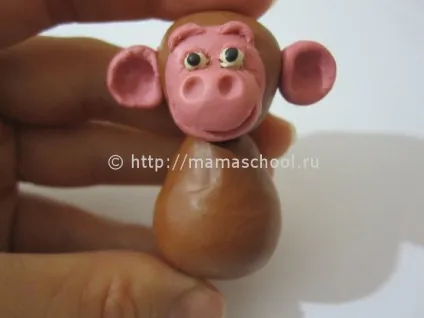 Мавпа з пластиліну своїми руками (пластиліну своїми руками) Мавпа з пластиліну своїми руками