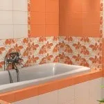 Помаранчева ванна кімната дизайн, фото колекції плитки (фото) Помаранчева ванна кімната дизайн, фото колекції плитки