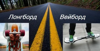Основні відмінності лонгборд