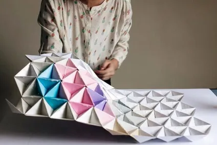 Орігамі на стіну з паперу (орігамі) Орігамі на стіну з паперу