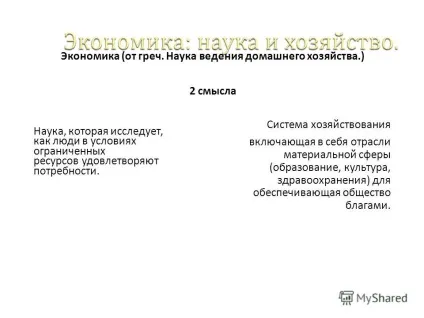 Презентація на тему економіка наука і господарство (економіка: наука і господарство.) Презентація на тему економіка наука і господарство