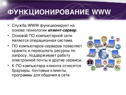 Презентація - організація служби www - інформатика, презентації