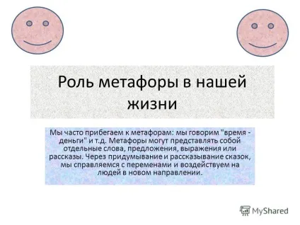 Презентація на тему метафора (від грец