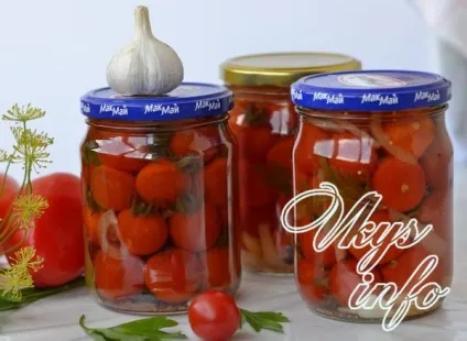 Мариновані дрібні помідори на зиму, рецепт з фото (помідори) Мариновані дрібні помідори на зиму, рецепт з фото