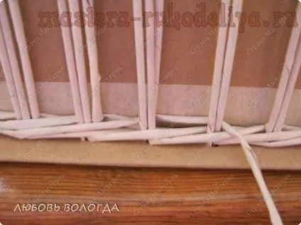 Майстер-клас з плетіння із газет коробки з виступаючим дном (дном) Майстер-клас з плетіння із газет коробки з виступаючим дном