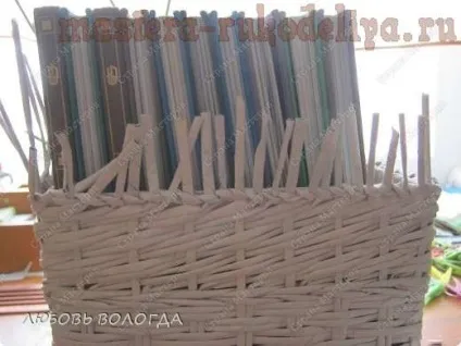 Майстер-клас з плетіння із газет коробки з виступаючим дном (дном) Майстер-клас з плетіння із газет коробки з виступаючим дном