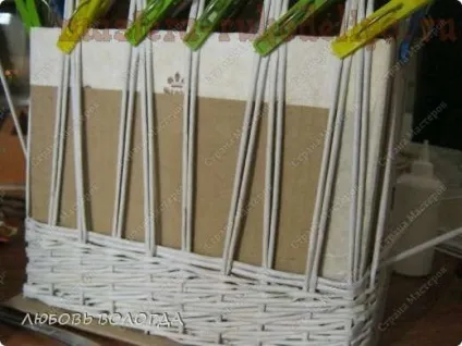 Майстер-клас з плетіння із газет коробки з виступаючим дном (дном) Майстер-клас з плетіння із газет коробки з виступаючим дном